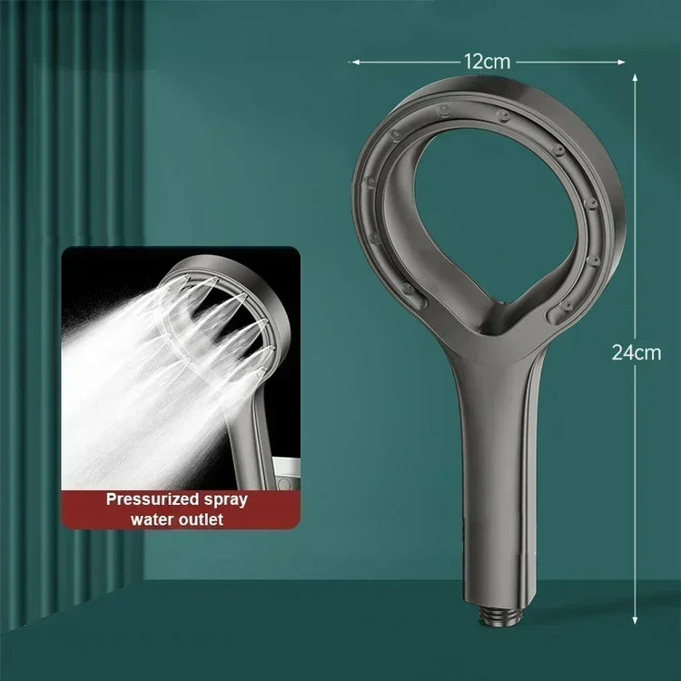 Bathroom Shower Head Pressurized Hand-Held Shower Head Large Panel Pressurized Shower Accessories Bathing Tool