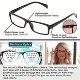 Newest Multifocal Reading Glasses Women Men Auto Adjusting Bifocal Glasses for Readers