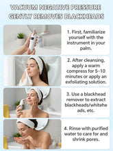 Blackhead Remover Pimples and Blackheads Vacuum Pores Removal Facial Skin Cleansing Device for Deep Cleaning Home