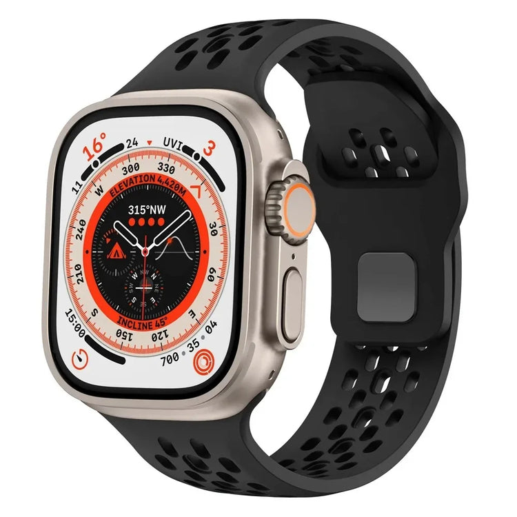 Silicone Sports Strap for Apple Watch Band 49Mm 46Mm 45Mm 44Mm 42 41 40Mm Bracelet Iwatch Ultra 11 10 9 8 7 6 SE3 Belt