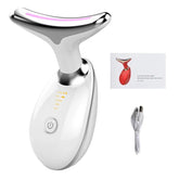 Neck Face Beauty Device Lifting Photon Therapy Vibration Facial Massager Double anti Wrinkles Device Tightening Neck Skin Care
