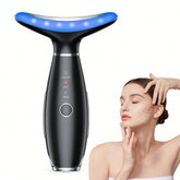 Neck Face Beauty Device Lifting Photon Therapy Vibration Facial Massager Double anti Wrinkles Device Tightening Neck Skin Care