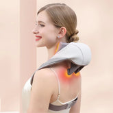 Finger Pressure Neck Massager Heated Back and Shoulder Massager Electric Kneading Neck Deep Massage Muscle Relax