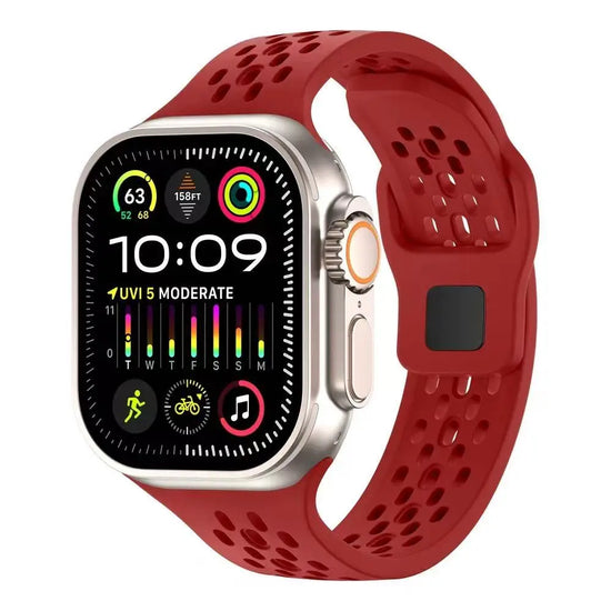Silicone Sports Strap for Apple Watch Band 49Mm 46Mm 45Mm 44Mm 42 41 40Mm Bracelet Iwatch Ultra 11 10 9 8 7 6 SE3 Belt