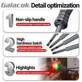 Multifunctional Electrician Test Screwdriver AC Non-Contact Induction Test Pen Voltage Tester 70-600V Red Green Induction Lights