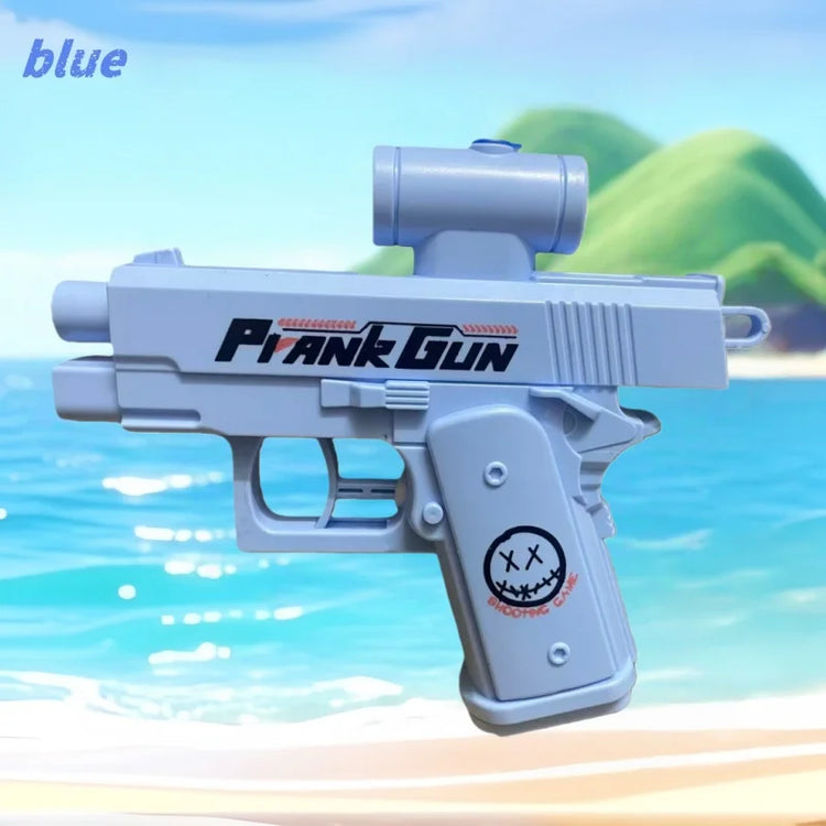 Two-Way Water Gun Prank Water Gun Toy Stress Relief Small Pistol Game Outdoor Indoor Adult Child Interaction Shoot Gift 2 Style
