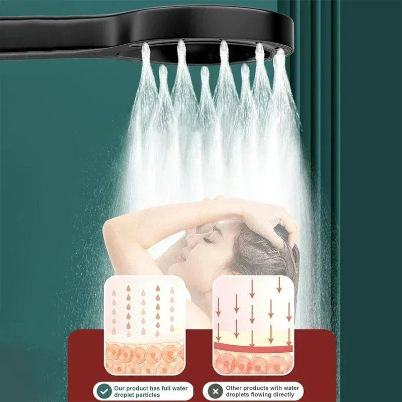 Bathroom Shower Head Pressurized Hand-Held Shower Head Large Panel Pressurized Shower Accessories Bathing Tool