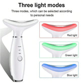 Neck Face Beauty Device Lifting Photon Therapy Vibration Facial Massager Double anti Wrinkles Device Tightening Neck Skin Care